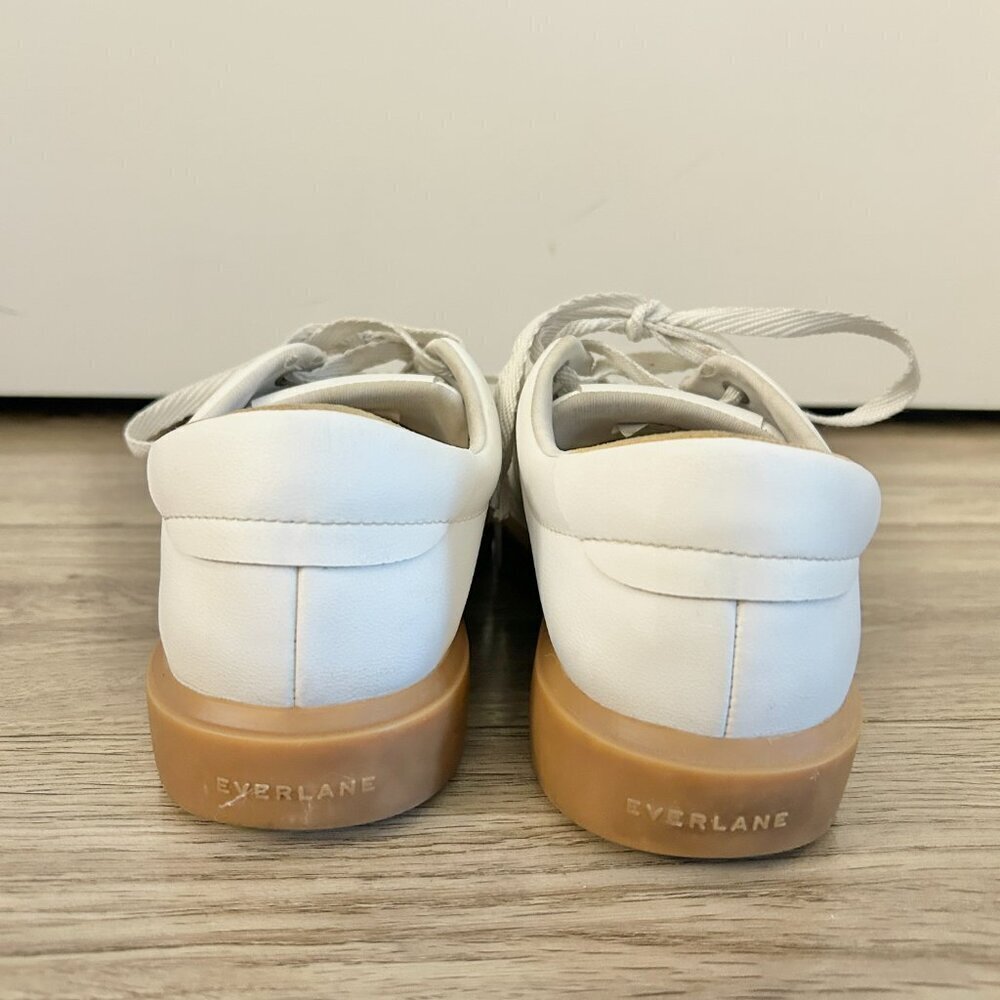Everlane Releather Tennis Shoes in White Size 6 - Picture 12 of 13